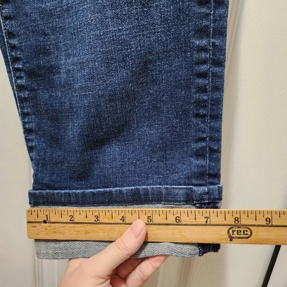 Levi's Jeans 515 Capri Women's 6 Blue Denim Dark Wash - Picture 7 of 10